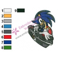 Sonic Embroidery Design 06